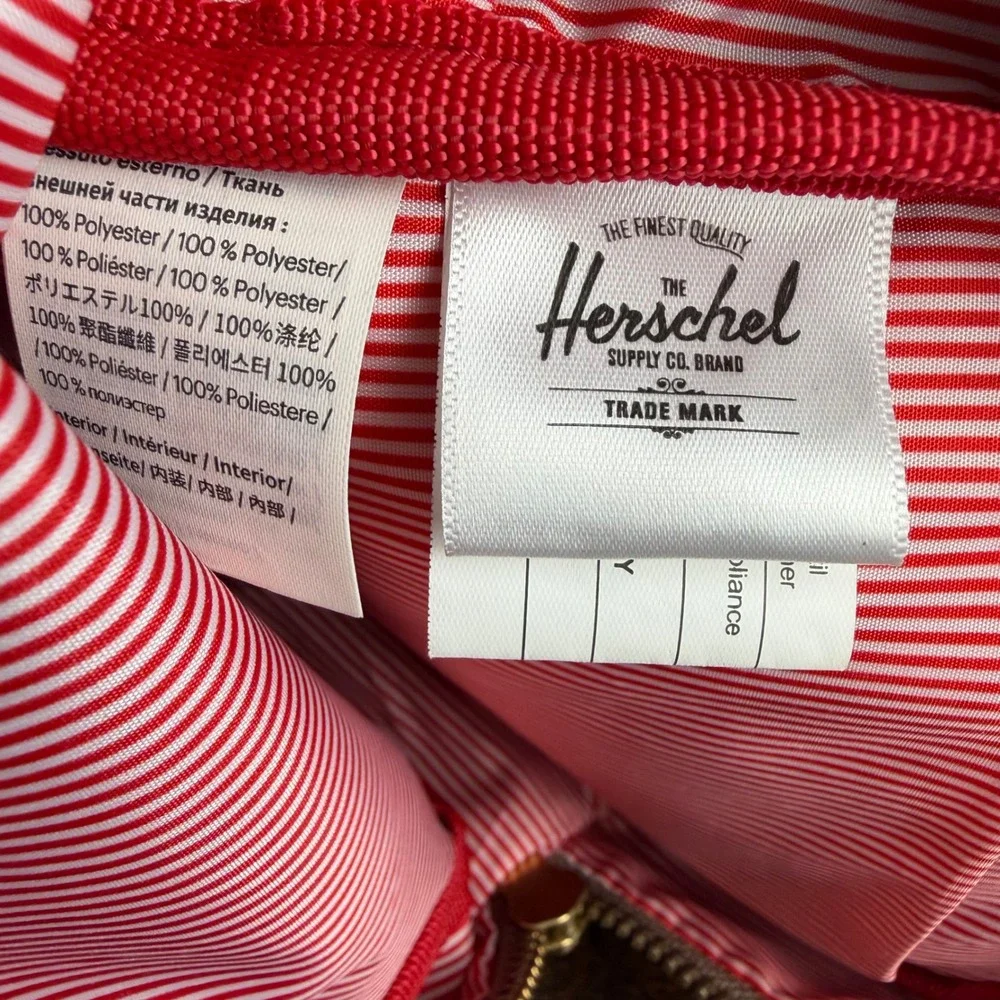 Herschel Nova Mini Backpack Brown Floral OS Canvas Boho School Travel Bag